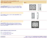 návrh sestavy zobrazovačů <b>XDM-15..39</b>